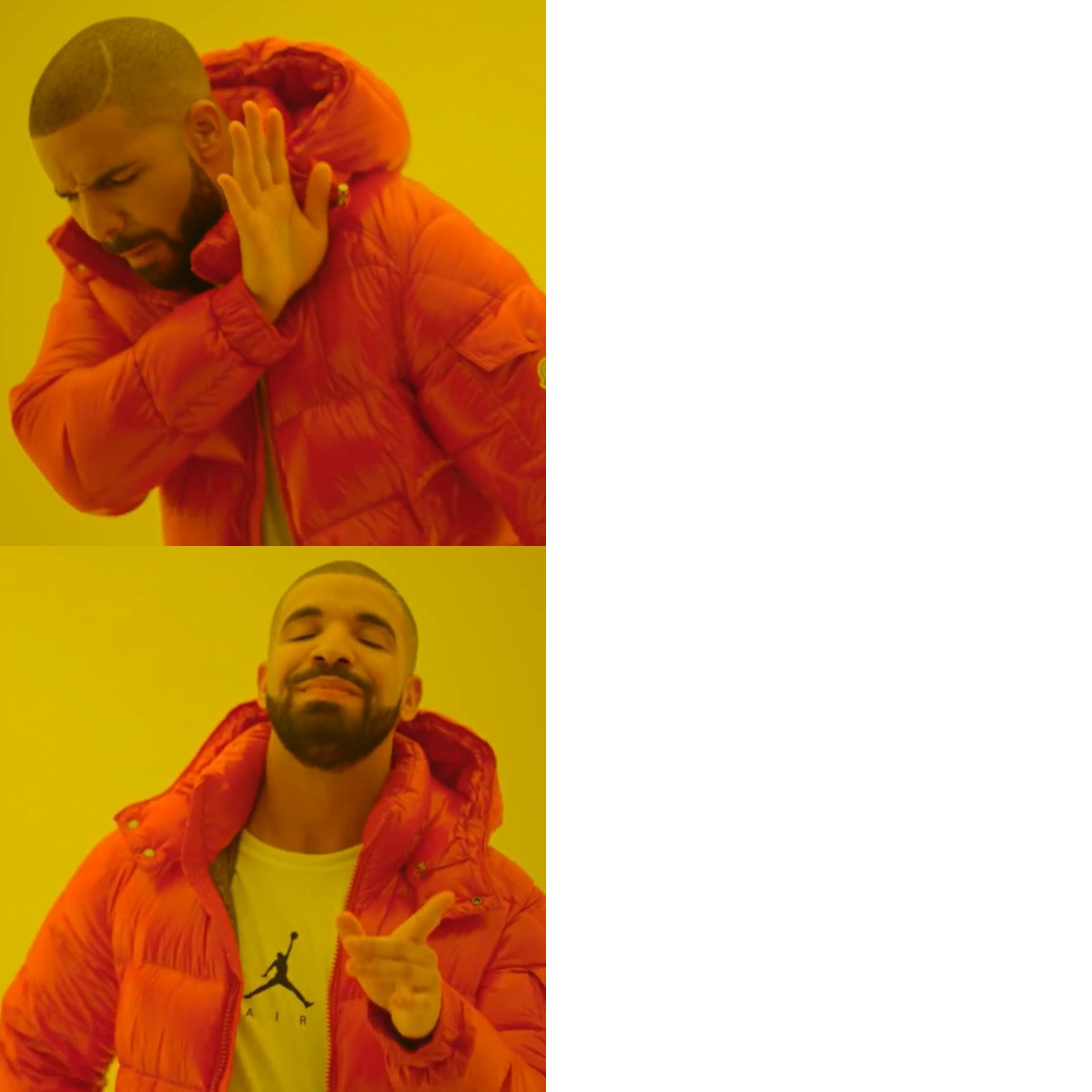 Drake Hotline Bling Meme Preview Image