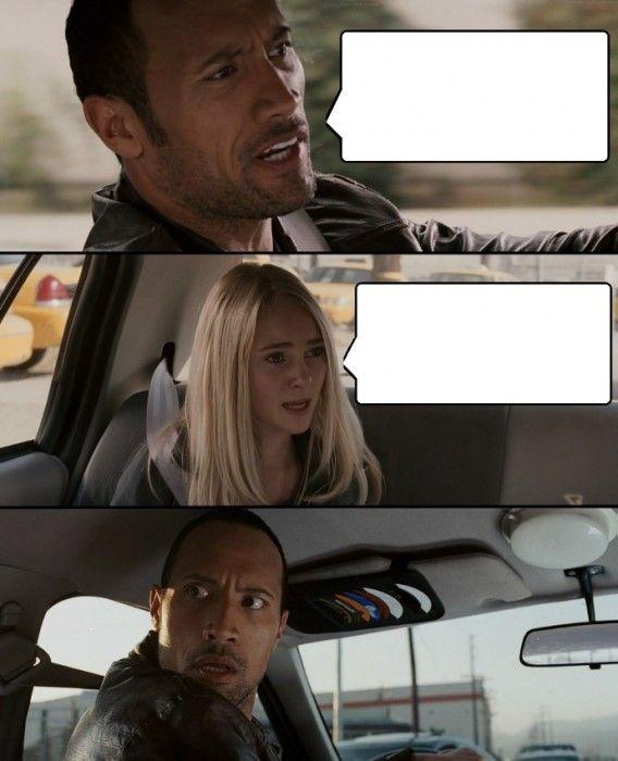 The Rock Driving Meme Preview Image