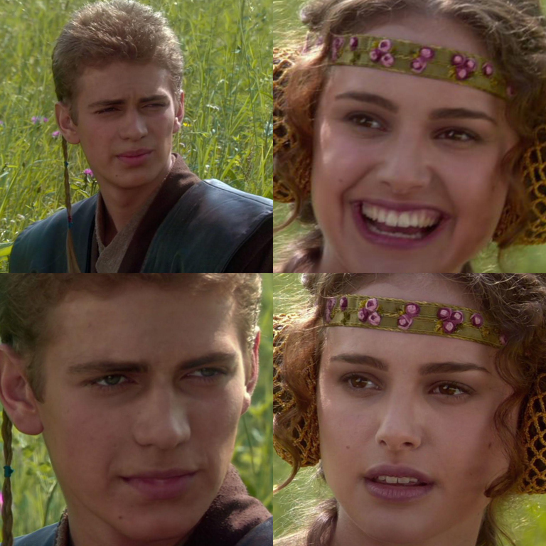 Anakin Padme 4 Panel Meme Preview Image