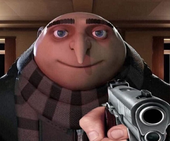 Gru Gun Meme Preview Image