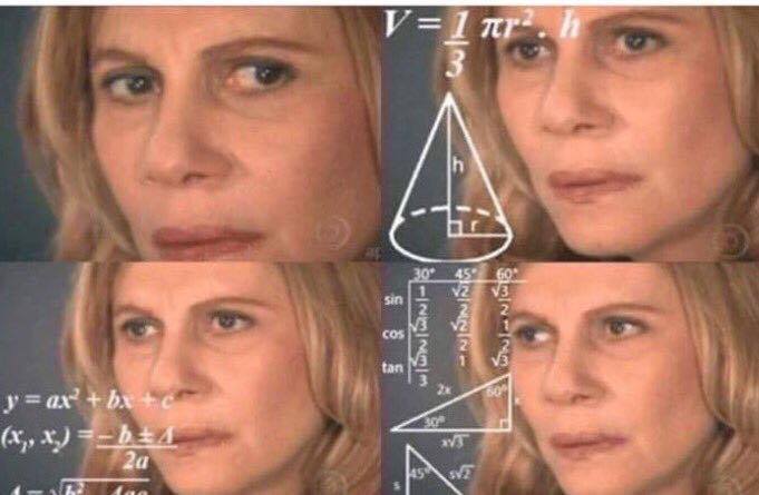 Math lady/Confused lady Meme Preview Image