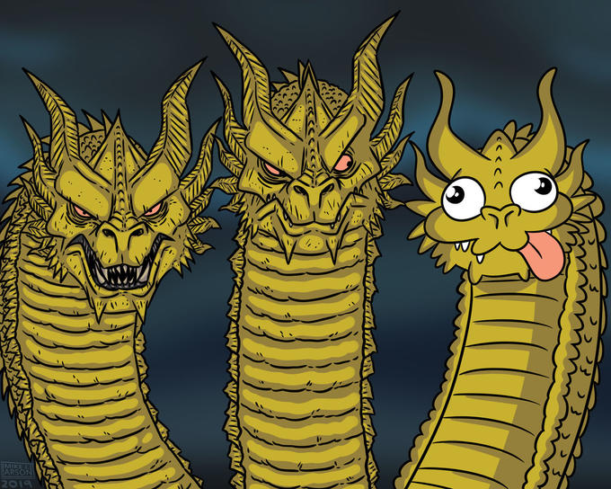 Three-headed Dragon Meme Preview Image