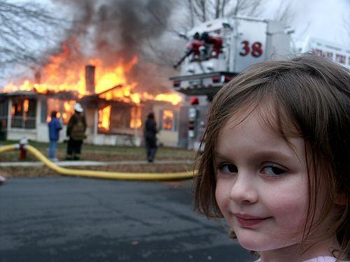 Disaster Girl Meme Preview Image