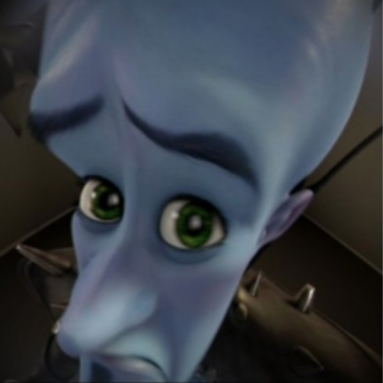 Megamind peeking Meme Preview Image