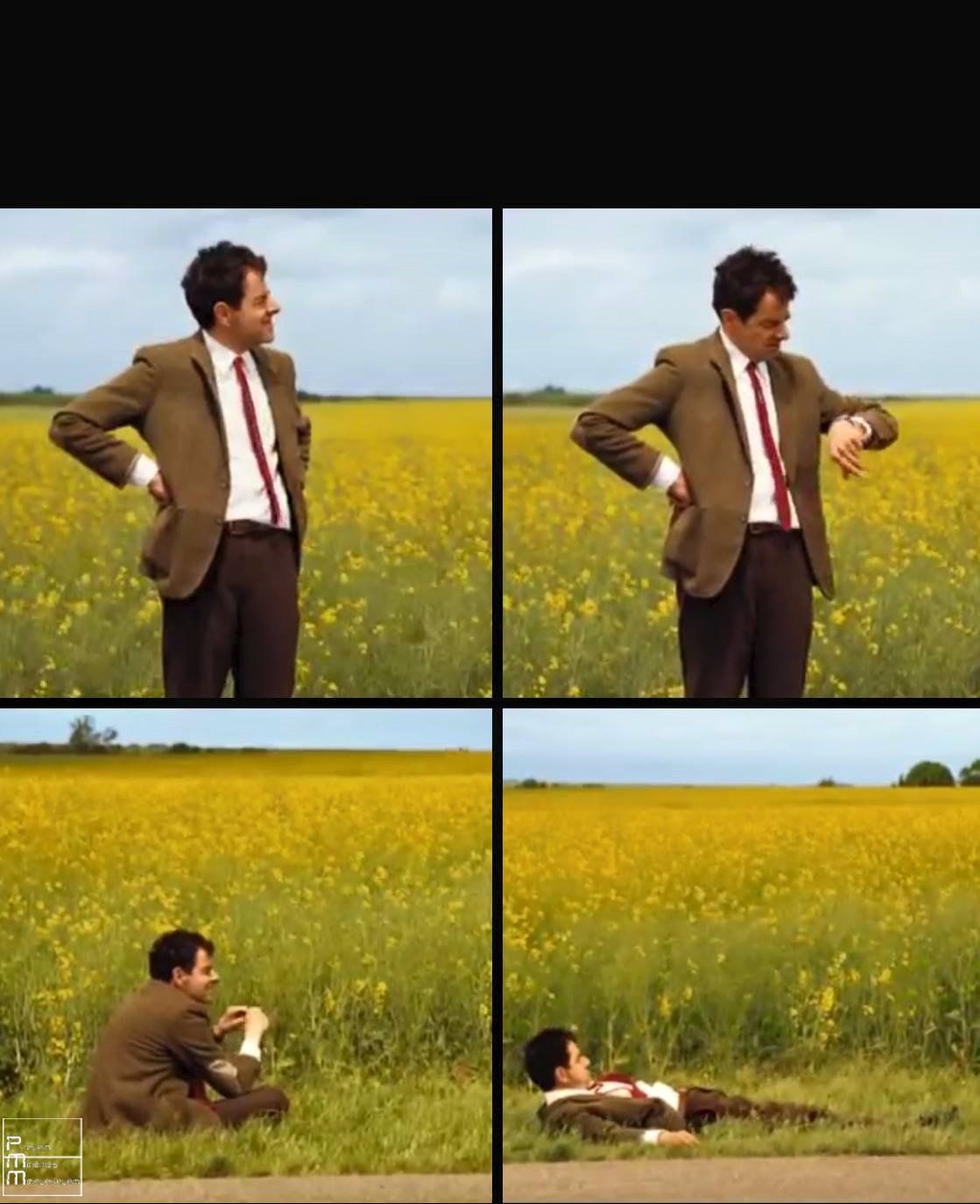Mr bean waiting Meme Preview Image