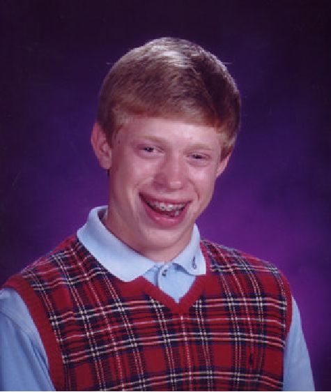 Bad Luck Brian Meme Preview Image