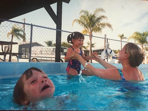 drowning kid in the pool Meme Preview Image
