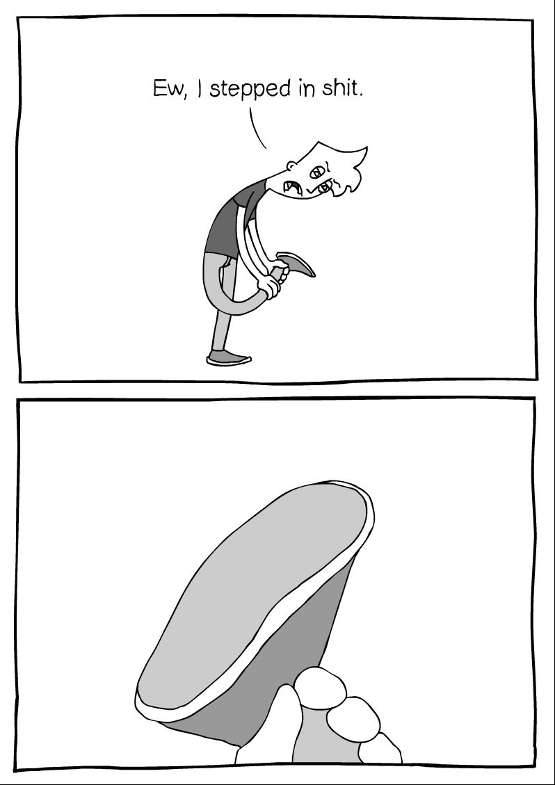 Ew, i stepped in shit Meme Preview Image
