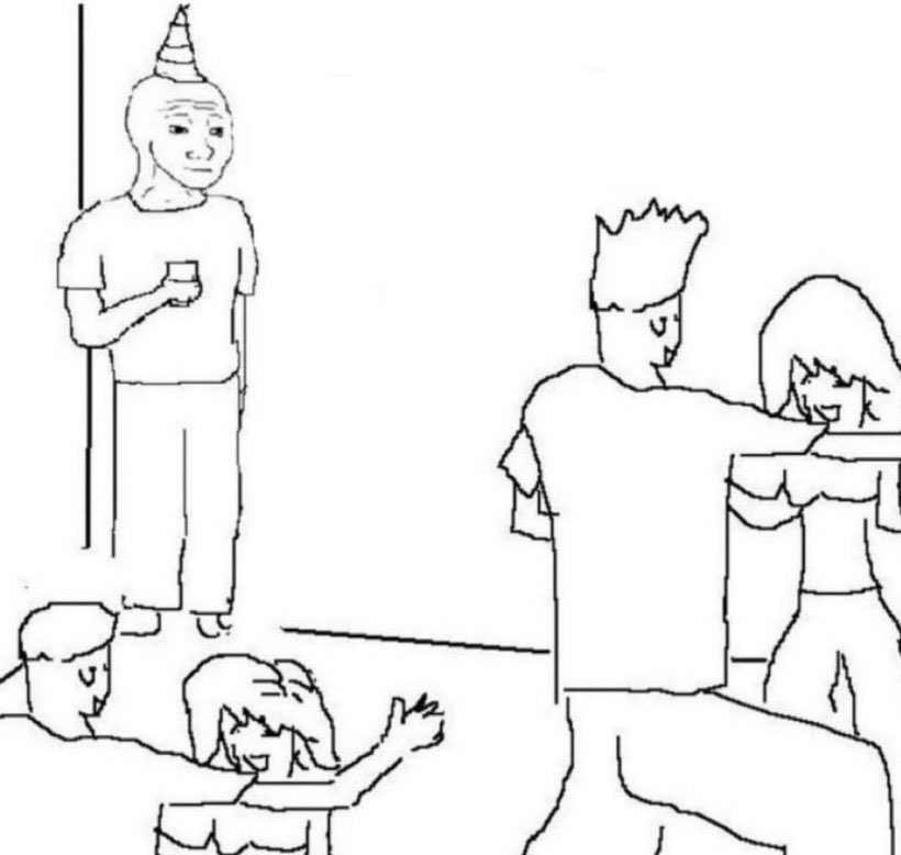 party loner Meme Preview Image