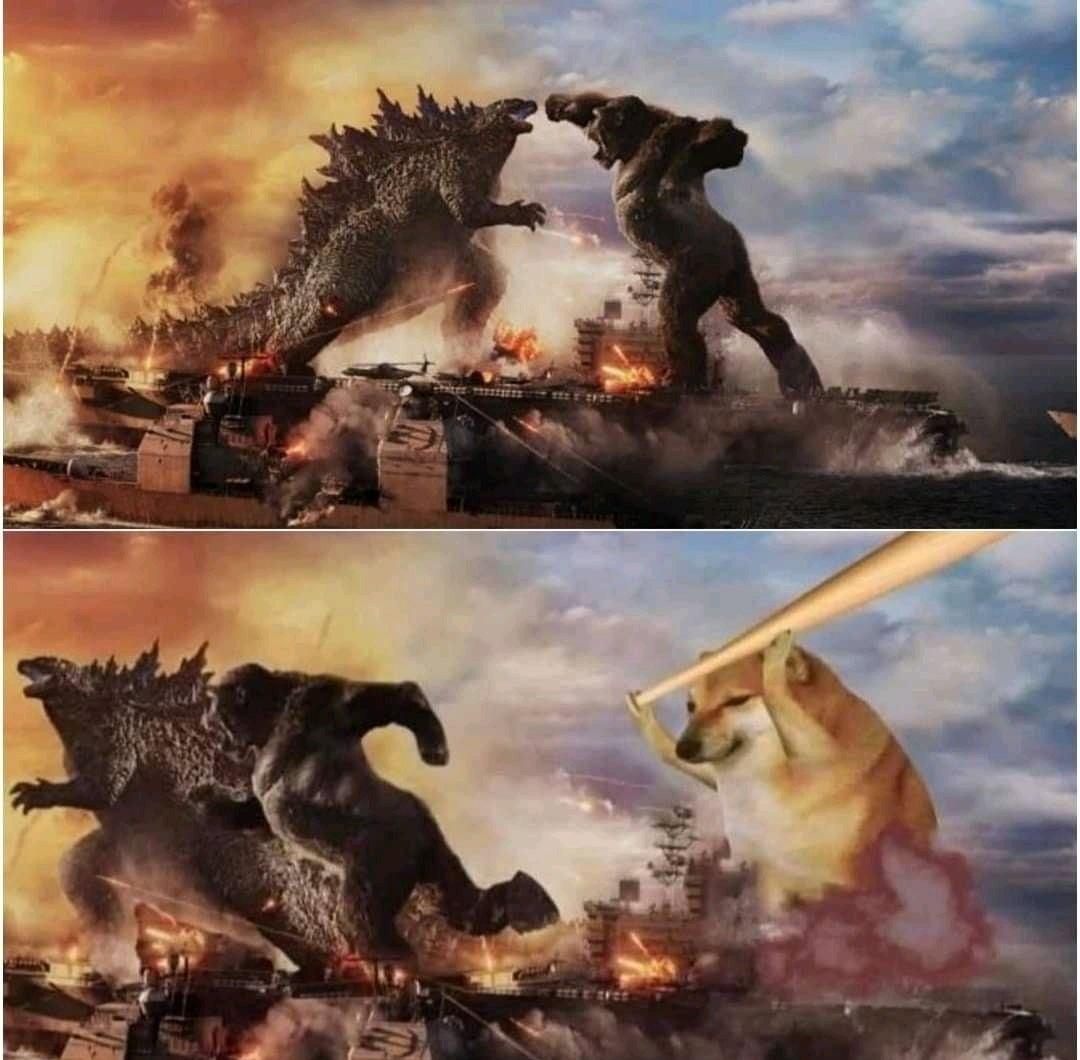 Kong Godzilla Doge Meme Preview Image