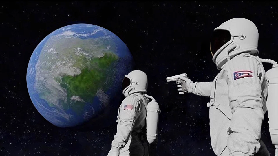 astronaut meme always has been template Meme Preview Image