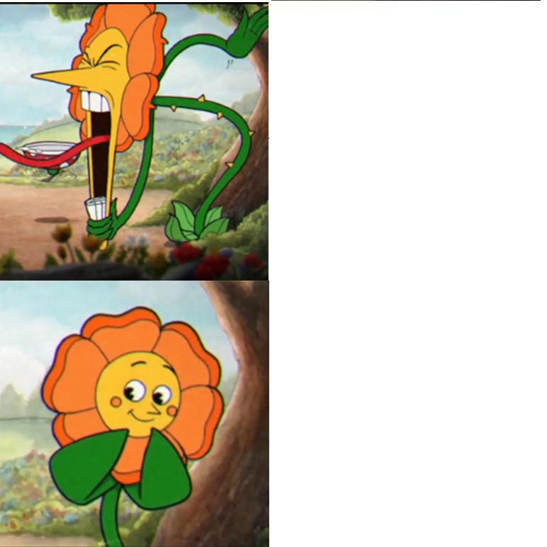 Cuphead Flower Meme Preview Image