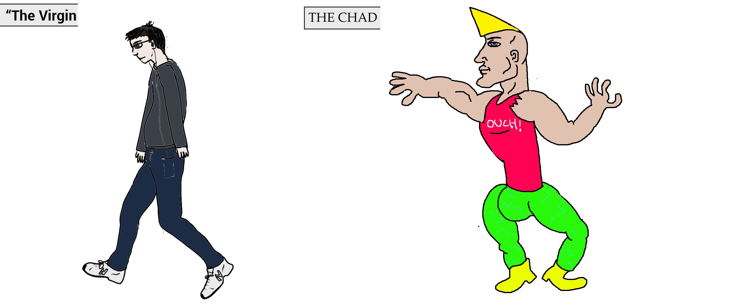 Virgin and Chad Meme Preview Image