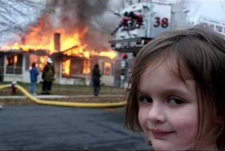 Burning House Girl Meme Preview Image