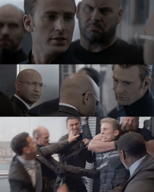 Captain america elevator Meme Preview Image