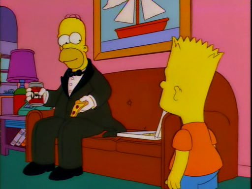 Por que tan elegante homero Meme Preview Image