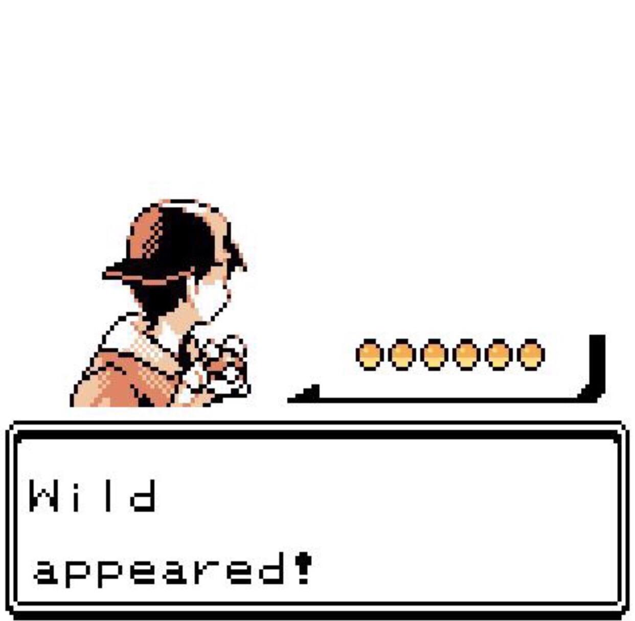 Blank Wild Pokemon Appears Meme Preview Image