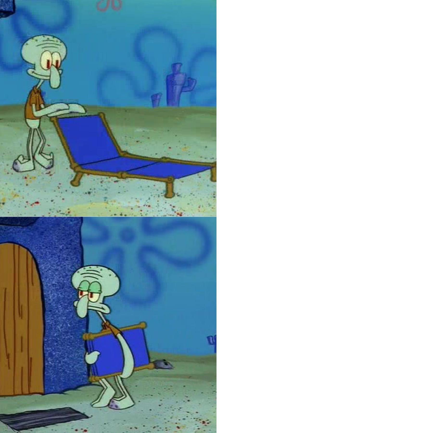 Squidward chair Meme Preview Image