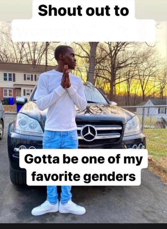 gotta be one of my favorite genders Meme Preview Image