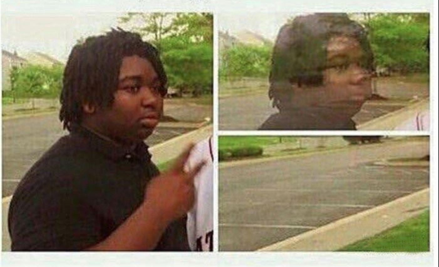 Black guy disappearing Meme Preview Image