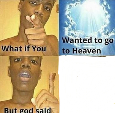 What if you wanted to go to Heaven Meme Preview Image