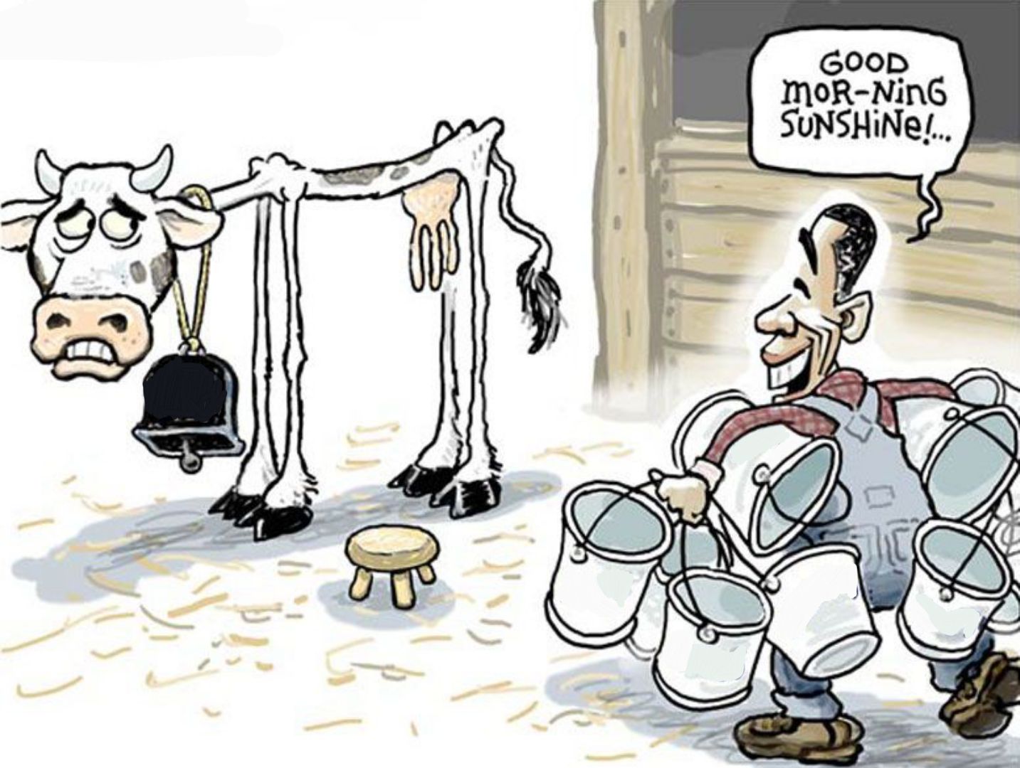 milking the cow Meme Preview Image