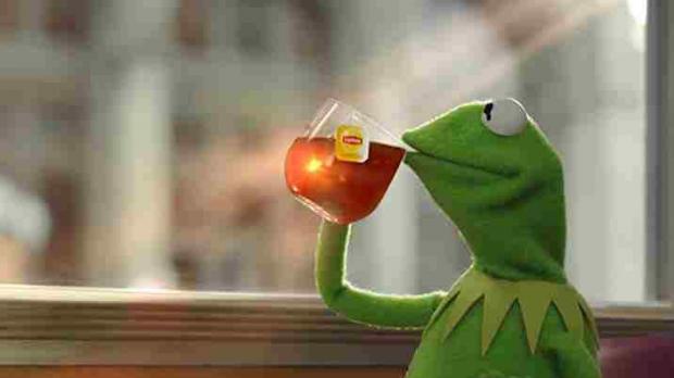 Kermit sipping tea Meme Preview Image