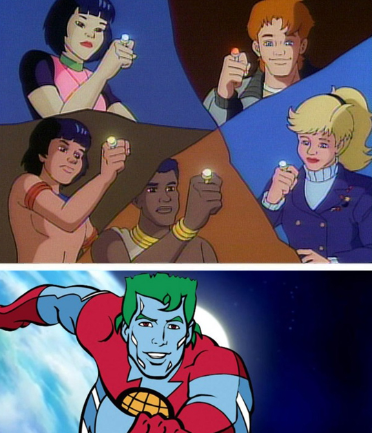 Captain planet with everybody Meme Preview Image