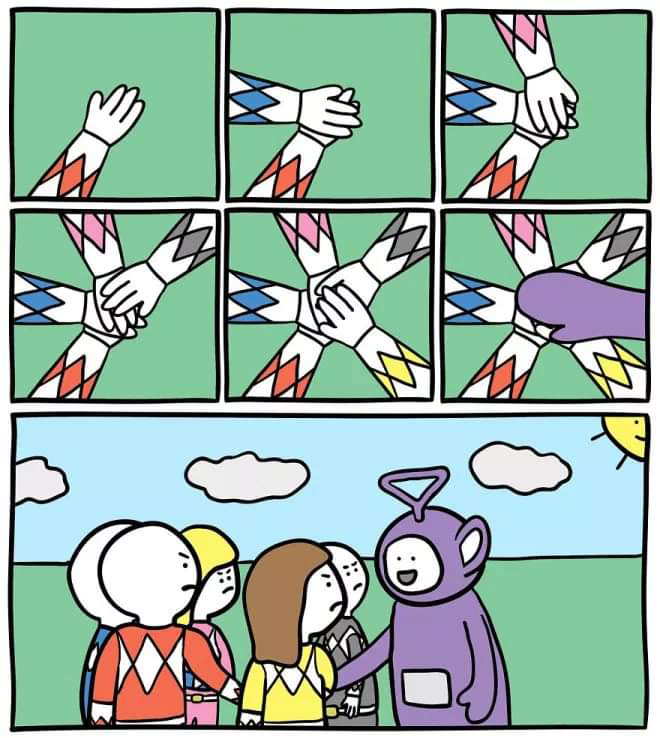 Power Ranger Teletubbies Meme Preview Image