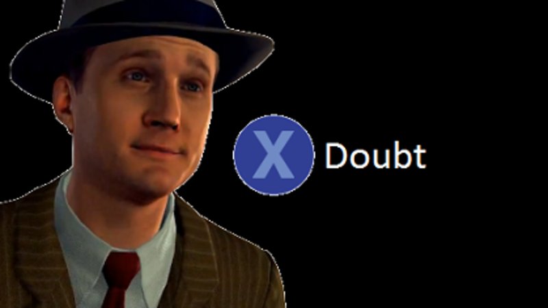 L.A. Noire Press X To Doubt Meme Preview Image