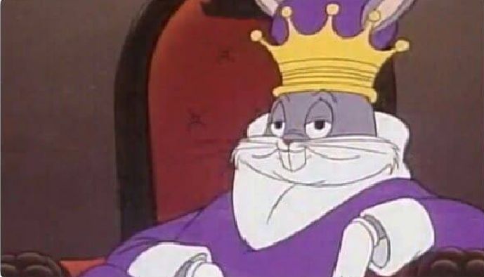 Bugs Bunny King Meme Preview Image