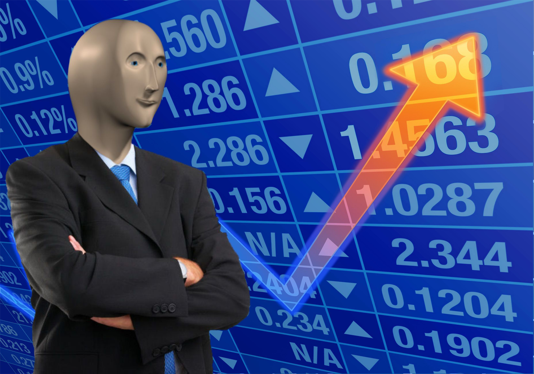STONKS without STONKS Meme Preview Image