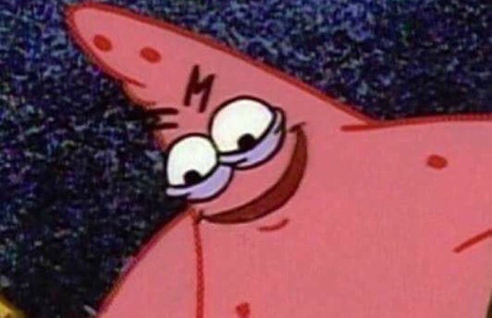 Evil Patrick  Meme Preview Image