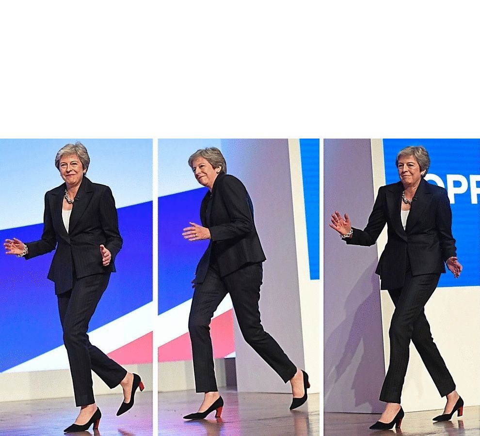 Theresa May Walking Meme Preview Image