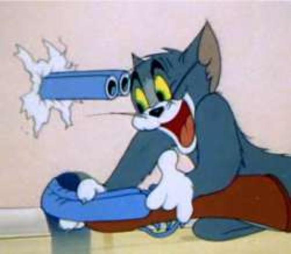 tom the cat shooting himself  Meme Preview Image