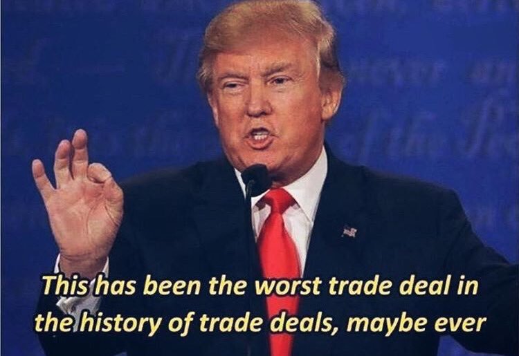 Donald Trump Worst Trade Deal Meme Preview Image