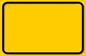 Blank Yellow Sign Meme Preview Image
