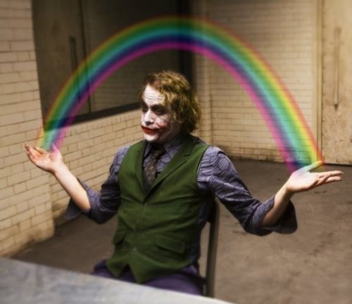 Joker Rainbow Hands Meme Preview Image