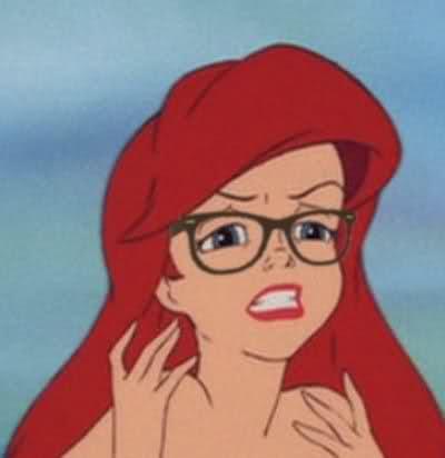 Hipster Ariel Meme Preview Image