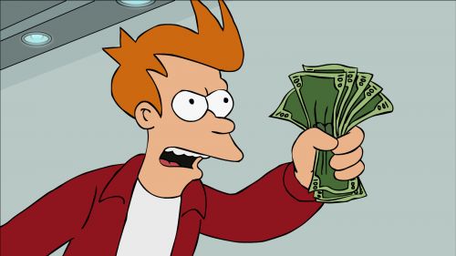 Shut Up And Take My Money Fry Meme Preview Image