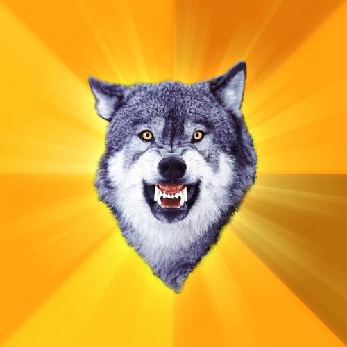 Courage Wolf Meme Preview Image