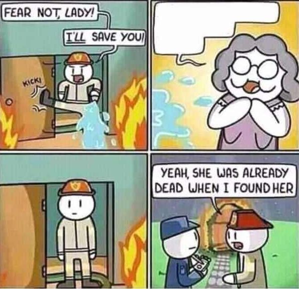 Yeah, she was already dead when I found here.  Meme Preview Image