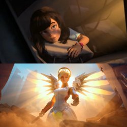 Overwatch Mercy Meme Template