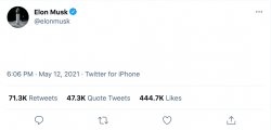 Elon Musk Blank Tweet Meme Template