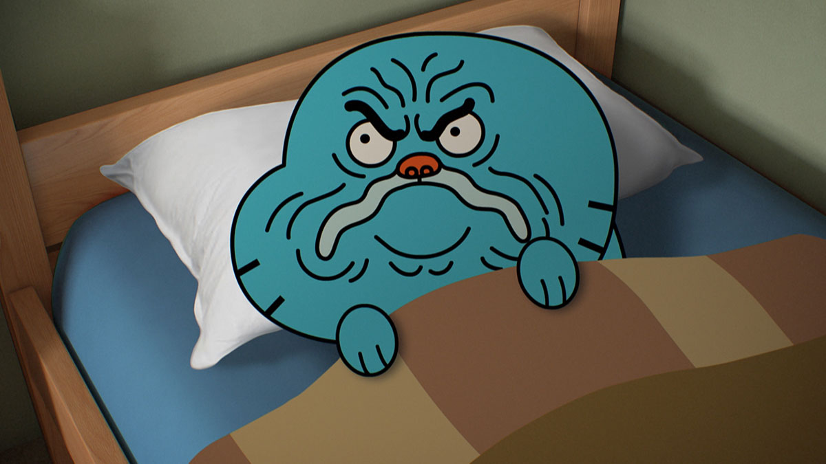 Grumpy Gumball  Meme Template