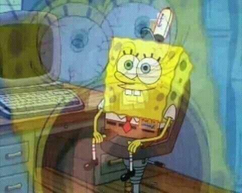 spongebob panic inside  Meme Template