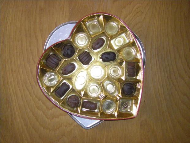 Half eaten box of chocolates  Meme Template