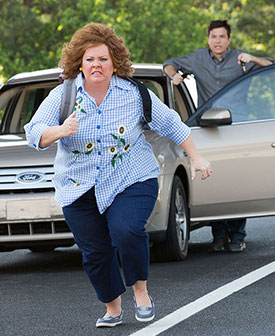 Melissa McCarthy running  Meme Template