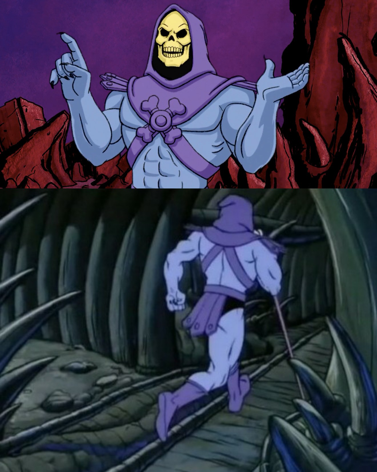 Skeletor until we meet again  Meme Template