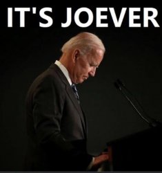 It's Joever Meme Template